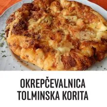 Tolminska frika za 2 osebi, Okrepčevalnica Tolminska korita, Zatolmin (Vrednostni bon, izvajalec storitev: OKREPČEVALNICA TOLMINSKA KORITA D.O.O.)