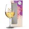 Kozarec za vino poslikan - cvet, 50let, 0.58l