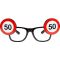 Dekoracija Očala Prometni Znak 50