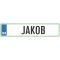 Registrska tablica - JAKOB, 47x11cm