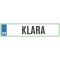Registrska tablica - KLARA, 47x11cm