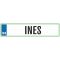 Registrska tablica - INES, 47x11cm