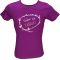 Majica ženska (telirana)-Vedno za zabavo XL-vijolična