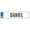 Registrska tablica - DANIEL, 47x11cm