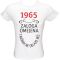 Majica ženska (telirana)-1965, zaloga omejena, takšnih ne delajo več M-bela