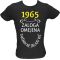 Majica ženska (telirana)-1965, zaloga omejena, takšnih ne delajo več M-črna