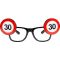 Očala dekorativna, prometni znak 30