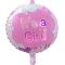 Balon napihljiv, za helij, za rojstvo, Its a Girl, 43cm