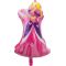 Balon napihljiv, za helij, otroški, princeska, 42x75cm