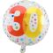 Balon napihljiv, za helij, okrogel s pikami, 30, 45cm