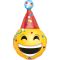 Balon napihljiv, za helij, otroški, smeško s kapo, 55x99cm