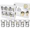 Set 6 kozarcev "Citati", 35ml