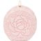 Sveča dišeča, dekorativna, ovalne oblike, roza, 8x8cm