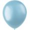 Baloni barvni, 50kom, svetlo modri, metalik, iz lateksa, 33cm