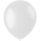 Baloni barvni, 50kom, beli, mat, iz lateksa, 33cm