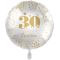 Balon napihljiv, za helij, 30 Iskrene čestitke, zlate pikice, 43 cm