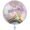 Balon napihljiv, za helij, Vse najlepše, samorog na mavrici, 43 cm