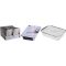 ALU pladenj s pokrovom, 4/1, 25.5x19x7cm