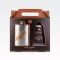 Darilni set za moške MEN'S COLLECTION, (60ml gel za tuširanje in kopel, prisrčnica kovinska, 115ml), z vonjem Birch&Cedar, v darilni škatli