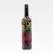 Jubilejno vino, 0.75l, poslikana steklenica - Vse najboljše 90 rdeč grozd