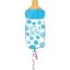 Balon napihljiv, za helij, otroška steklenička, modra, "Its a Boy", 58x25cm