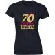 Majica ženska (telirana)-Slavljenka dneva - krona 70 XL-črna