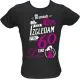 Majica ženska (telirana)-Ne sovraži me 60 XL-črna