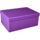 Darilna škatla kartonska vijolična 21x15x8,5cm
