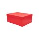 Darilna škatla kartonska, rdeča, 21x15x8.5cm