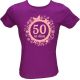 Majica ženska (telirana)-Diva 50 XL-vijolična