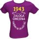 Majica ženska (telirana)-1943, zaloga omejena, takšnih ne delajo več L-vijolična