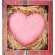 Trdo milo v obliki srca, Ljubezenska žajfa, 120g, ročno izdelano