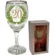 Kozarec za vino 20 let z vencem
