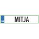 Registrska tablica - MITJA, 47x11cm