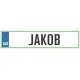 Registrska tablica - JAKOB, 47x11cm