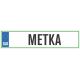 Registrska tablica - METKA, 47x11cm