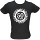 Majica ženska (telirana)-Diva 50 XL-črna