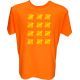 Majica-Štetje črtic 60 Let XL-oranžna