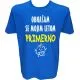 Majica-Obnašam se mojim letom primerno XXL-modra
