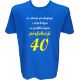 Majica-Perfekcija 40 Let M-modra