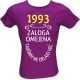 Majica ženska (telirana)-1993, zaloga omejena, takšnih ne delajo več L-vijolična