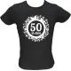 Majica ženska (telirana)-Diva 50 S-črna