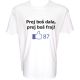 Majica-Prej boš dala SLIKA M-bela