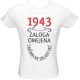 Majica ženska (telirana)-1943, zaloga omejena, takšnih ne delajo več S-bela