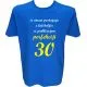 Majica-Perfekcija 30 Let XXL-modra