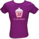 Majica ženska (telirana)-18 in zelo slastna L-vijolična
