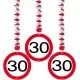Spirala iz papirja - prometni znak 30, 3/1