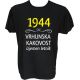 Majica-1944, vrhunska kakovost, izjemen letnik XXL-črna