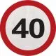 Serviete okrogle za 40 let