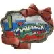 Slovenija, Magnet iz keramike I love Slovenija 2, 5.5x7.5cm